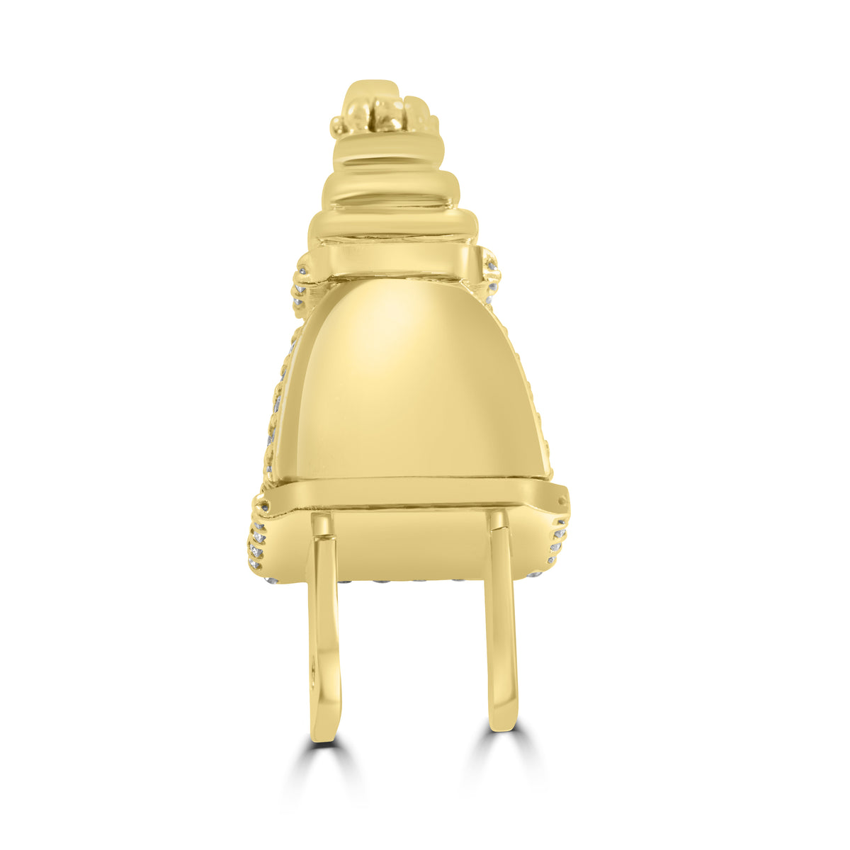 14k Diamond Plug Pendant – Elizabeth & Co. NYC