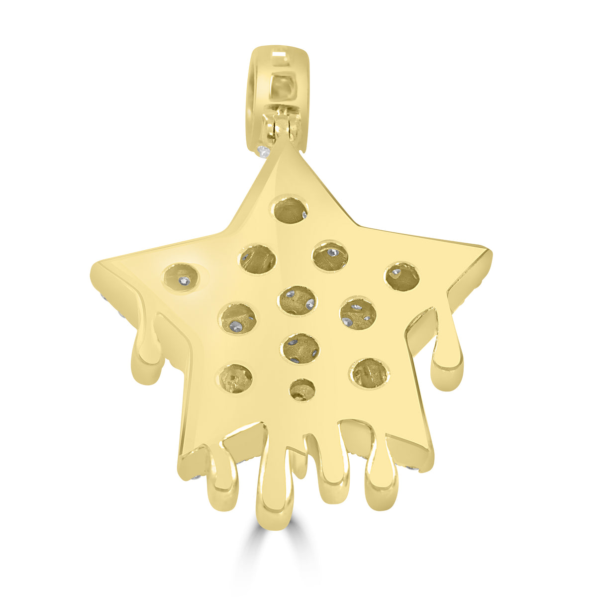 Drippy Double Headed Custom Diamond Star Pendant – Elizabeth & Co. NYC